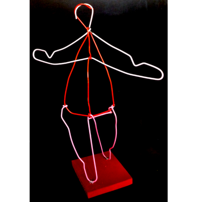 Femme rouge (ceintres) - Femna roja - h. 51,5 cm